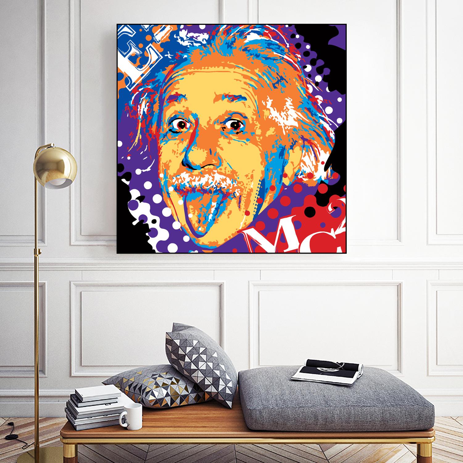 Albert by Ray Lengelé on GIANT ART - purple celebrities