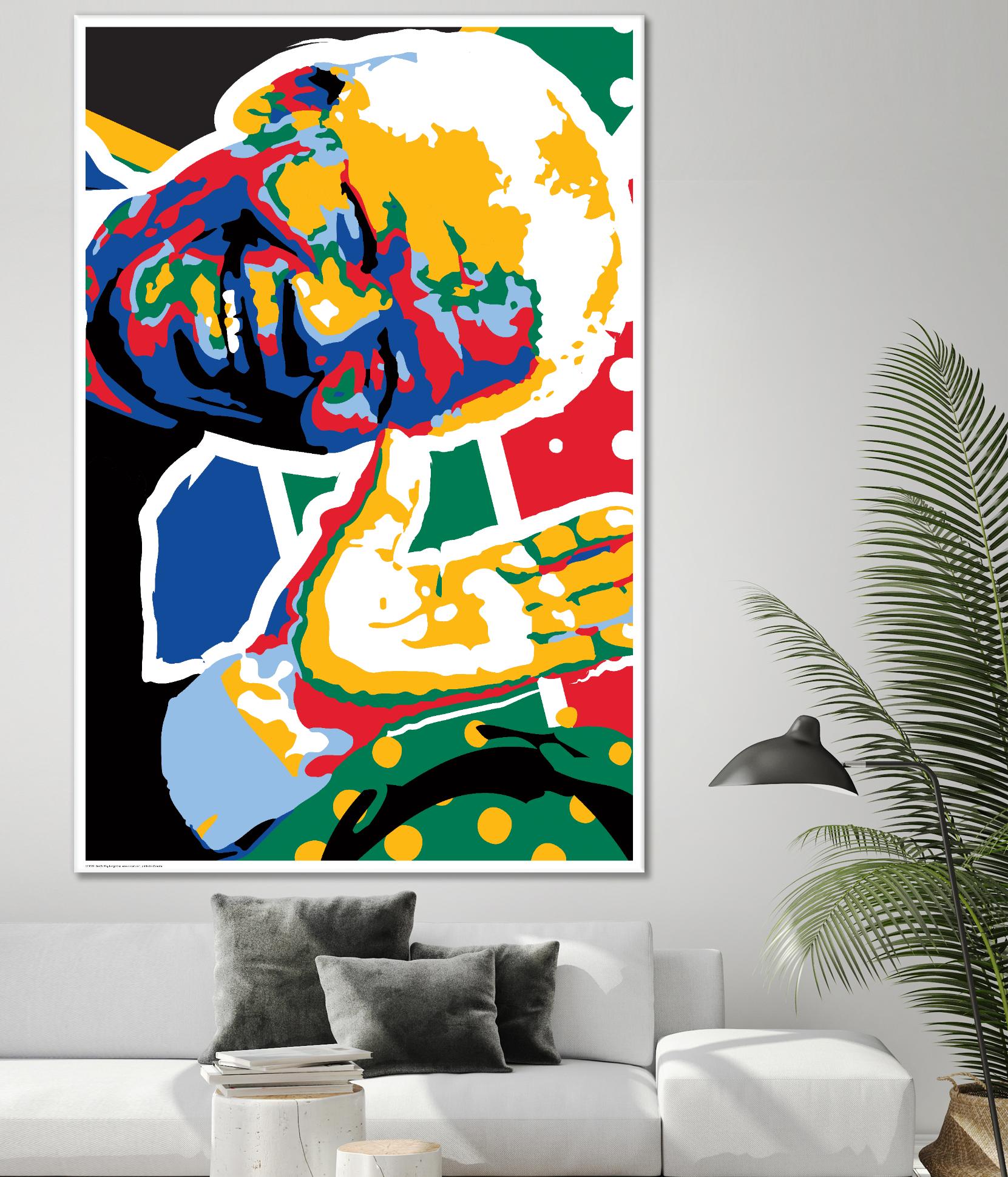 Madiba by Ray Lengelé on GIANT ART - yellow celebrities