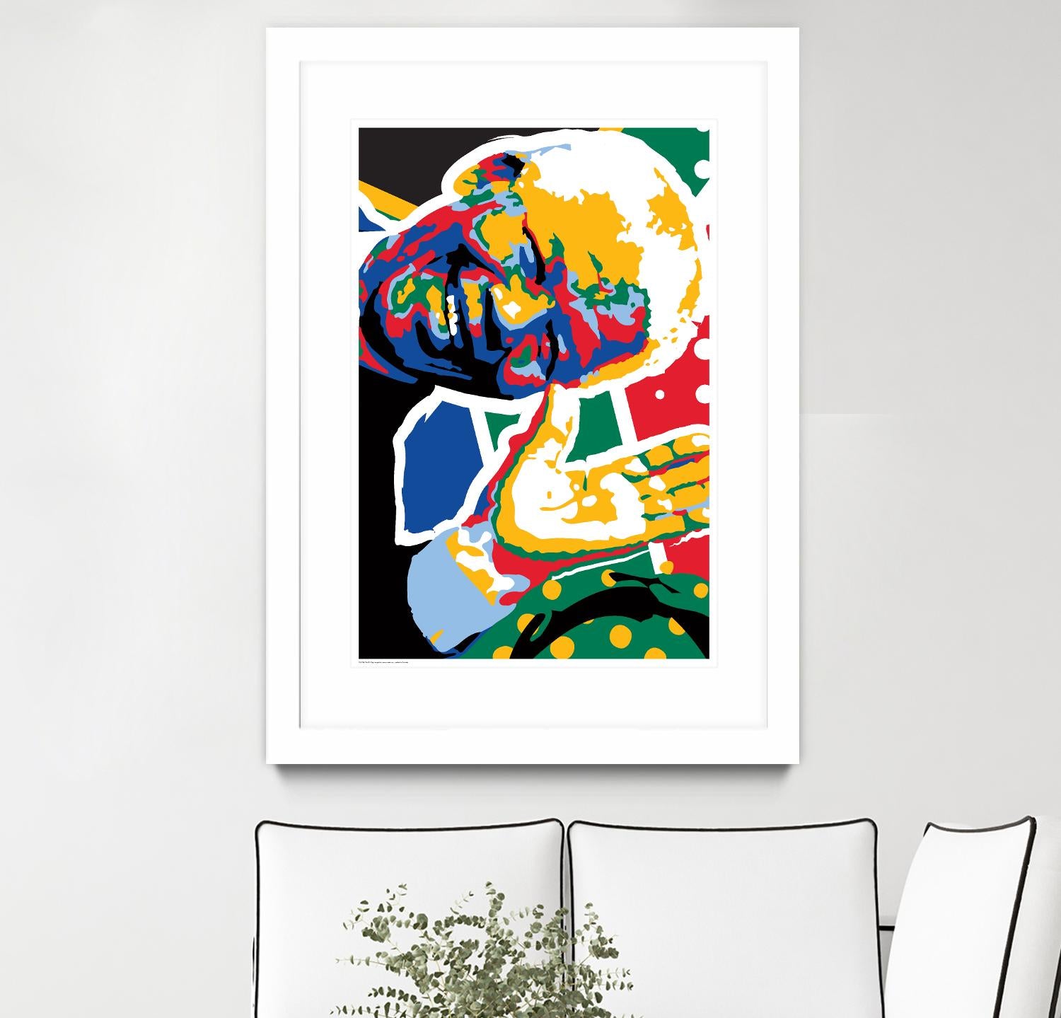 Madiba by Ray Lengelé on GIANT ART - green street art nelson mandela