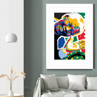 Madiba by Ray Lengelé on GIANT ART - green street art nelson mandela