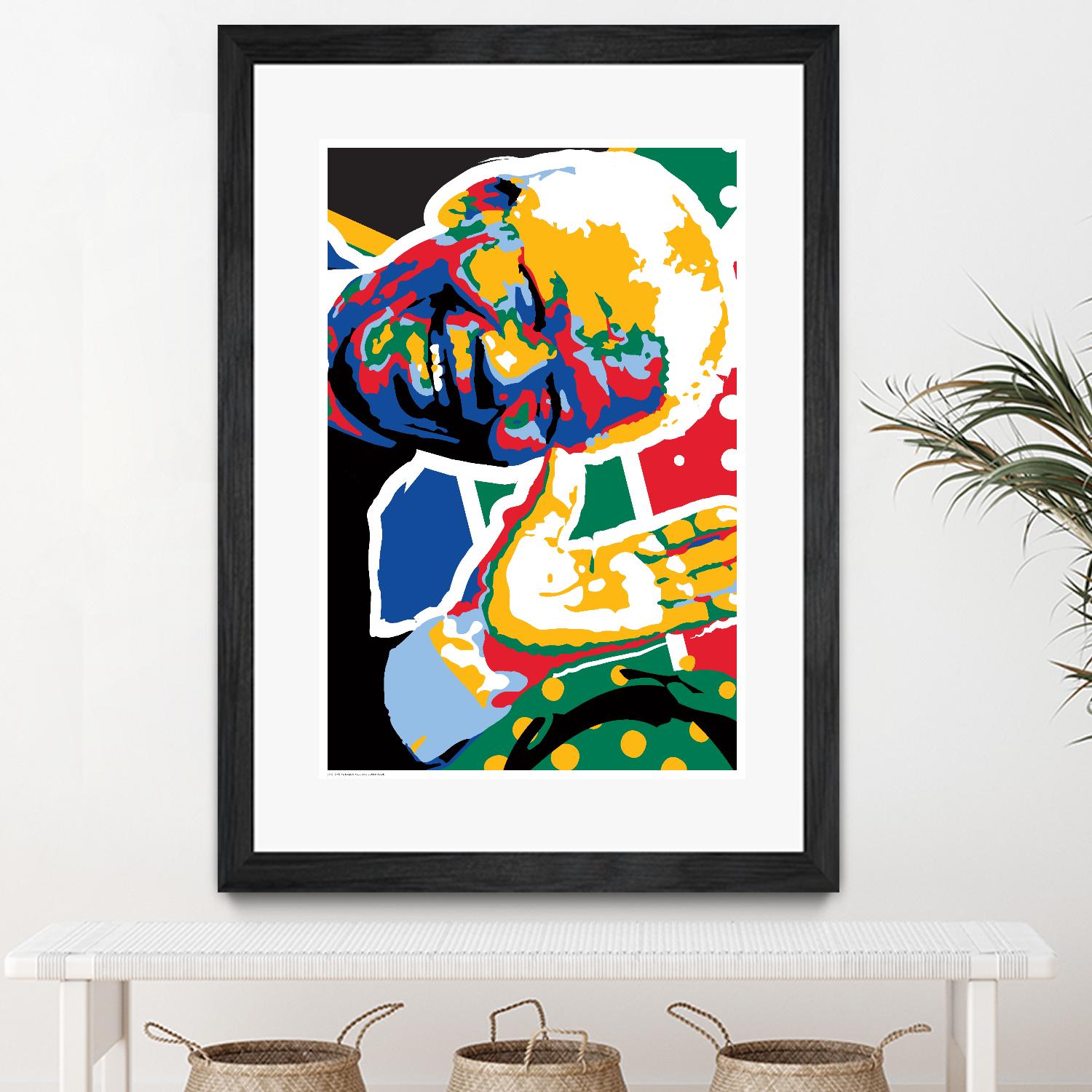 Madiba by Ray Lengelé on GIANT ART - green street art nelson mandela