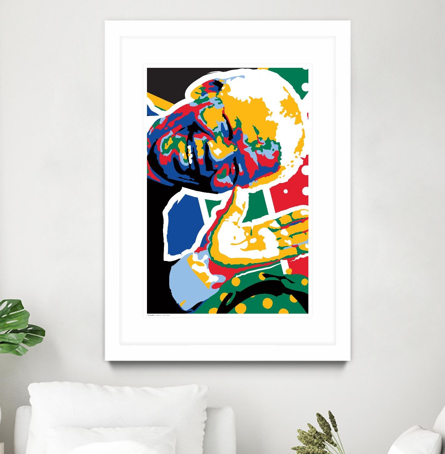 Madiba by Ray Lengelé on GIANT ART - green street art nelson mandela