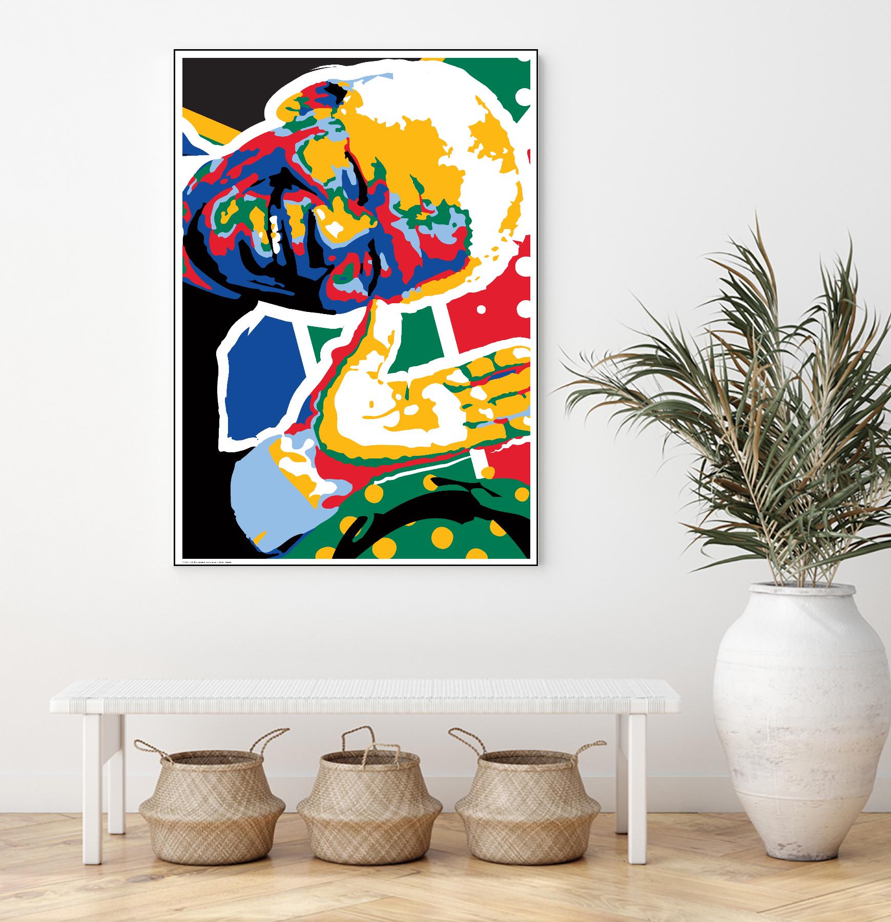 Madiba by Ray Lengelé on GIANT ART - yellow celebrities