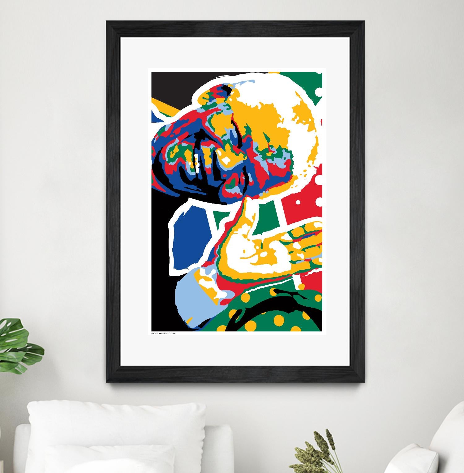 Madiba by Ray Lengelé on GIANT ART - green street art nelson mandela