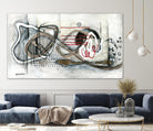 Et on s'accroche II by Sylvie Cloutier on GIANT ART - white abstract