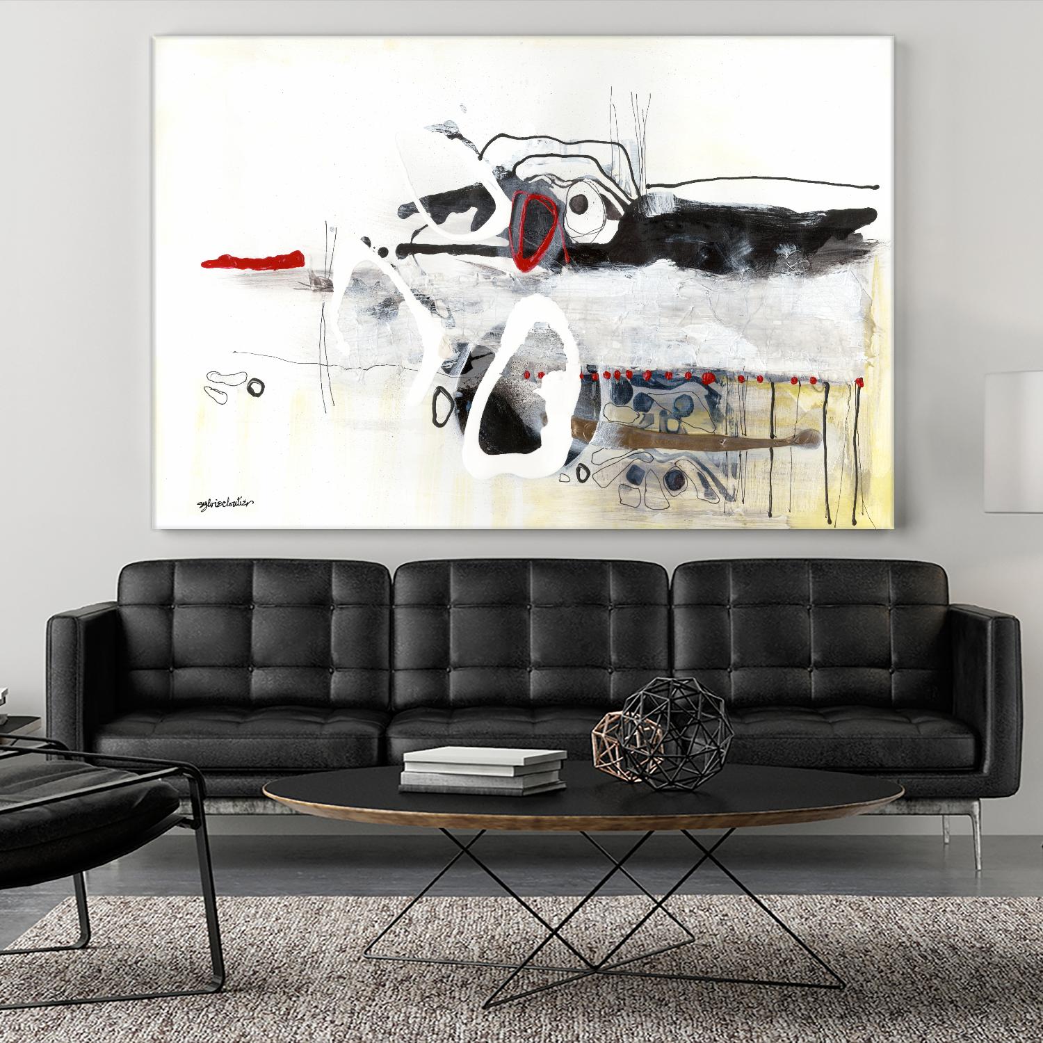 Çapeut nous échapper by Sylvie Cloutier on GIANT ART - black men and women