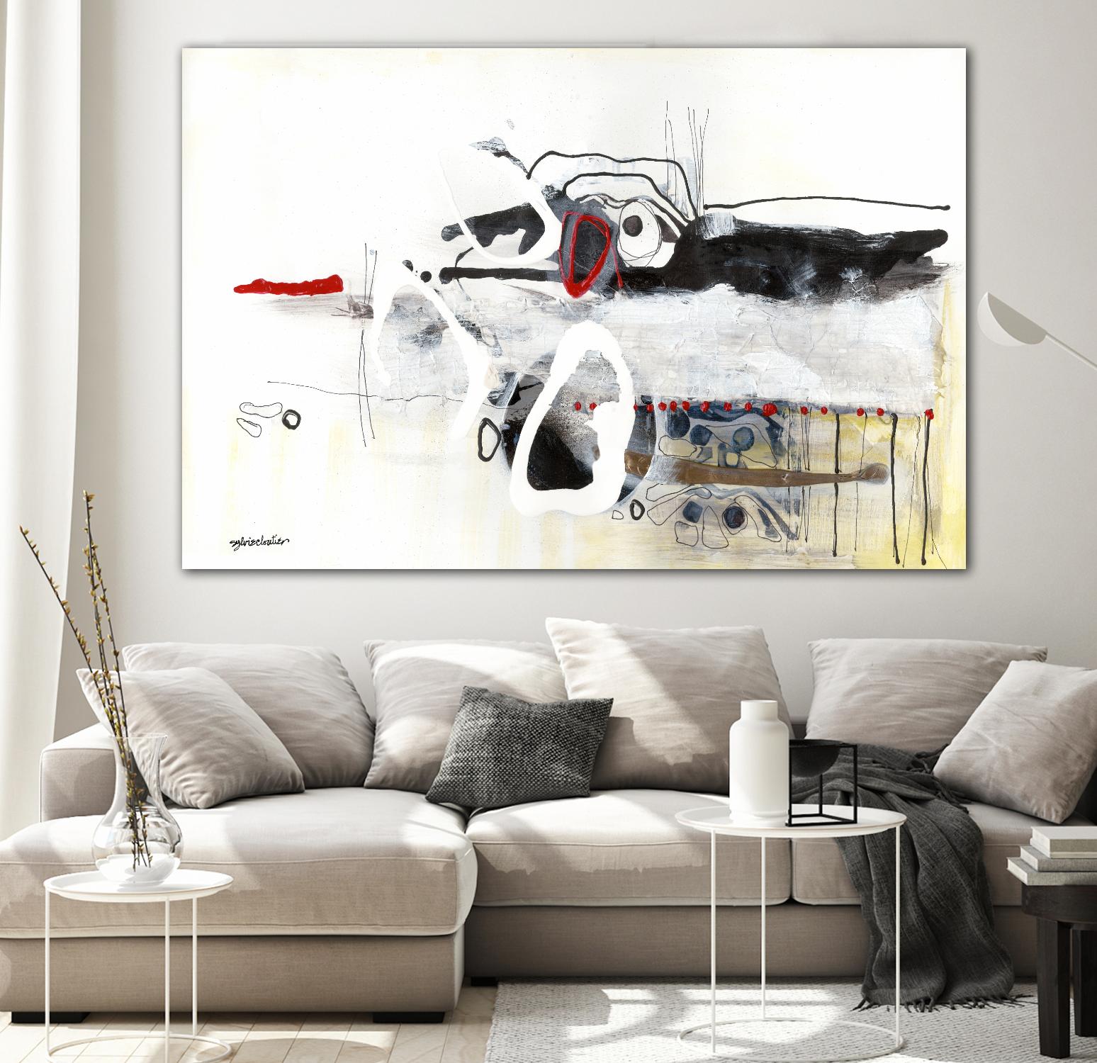 Çapeut nous échapper by Sylvie Cloutier on GIANT ART - black men and women