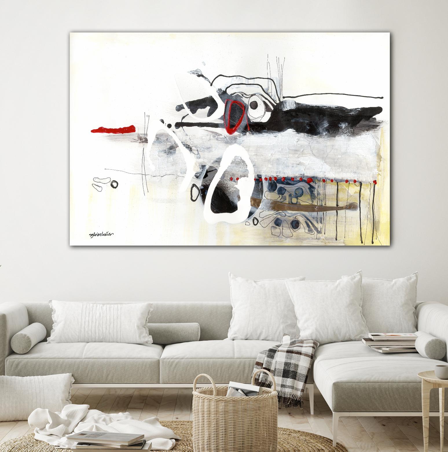 Çapeut nous échapper by Sylvie Cloutier on GIANT ART - black men and women