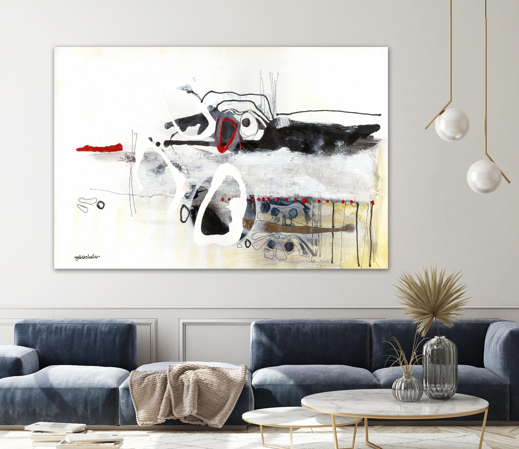 Çapeut nous échapper by Sylvie Cloutier on GIANT ART - black men and women