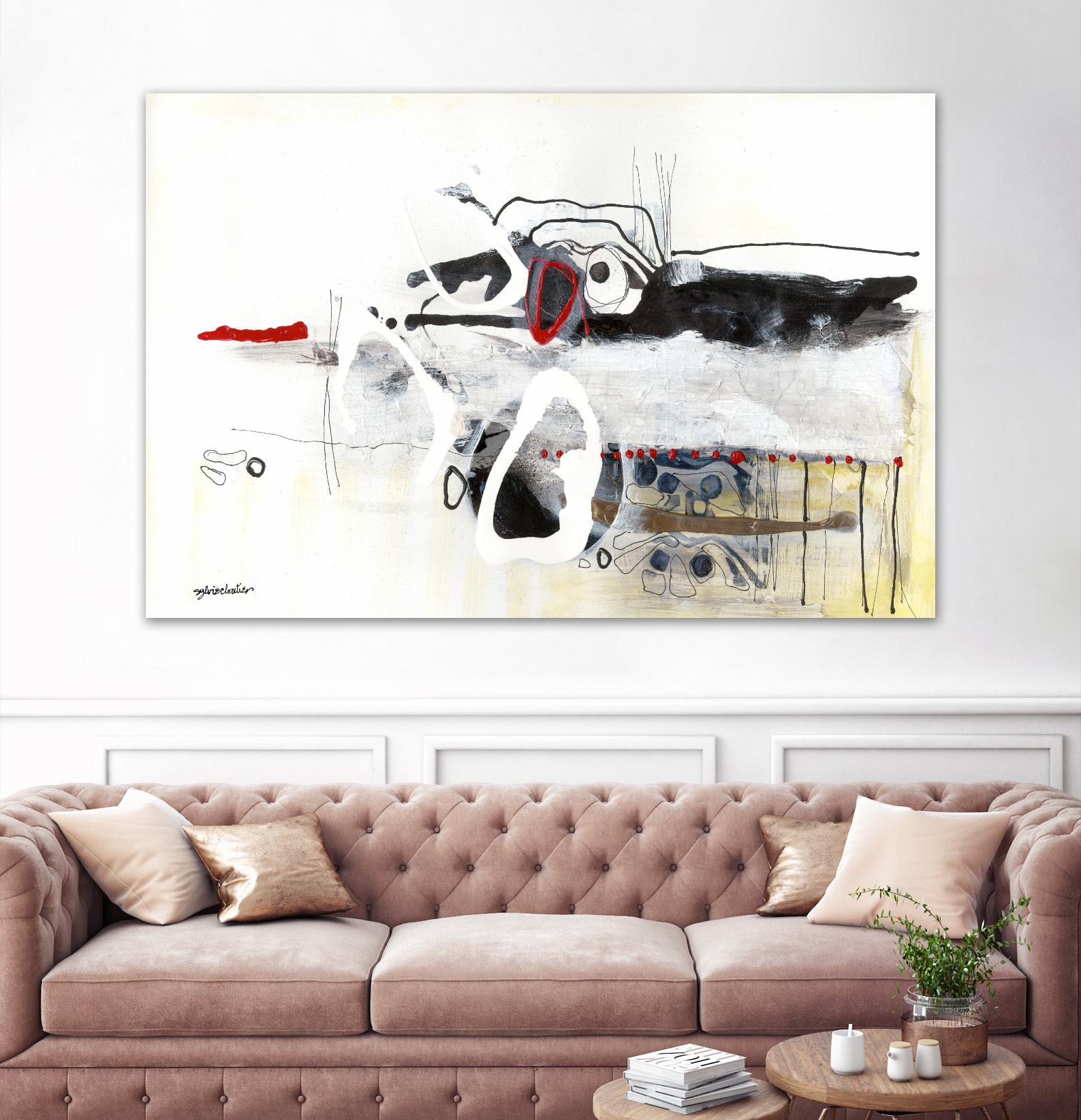 Çapeut nous échapper by Sylvie Cloutier on GIANT ART - black men and women