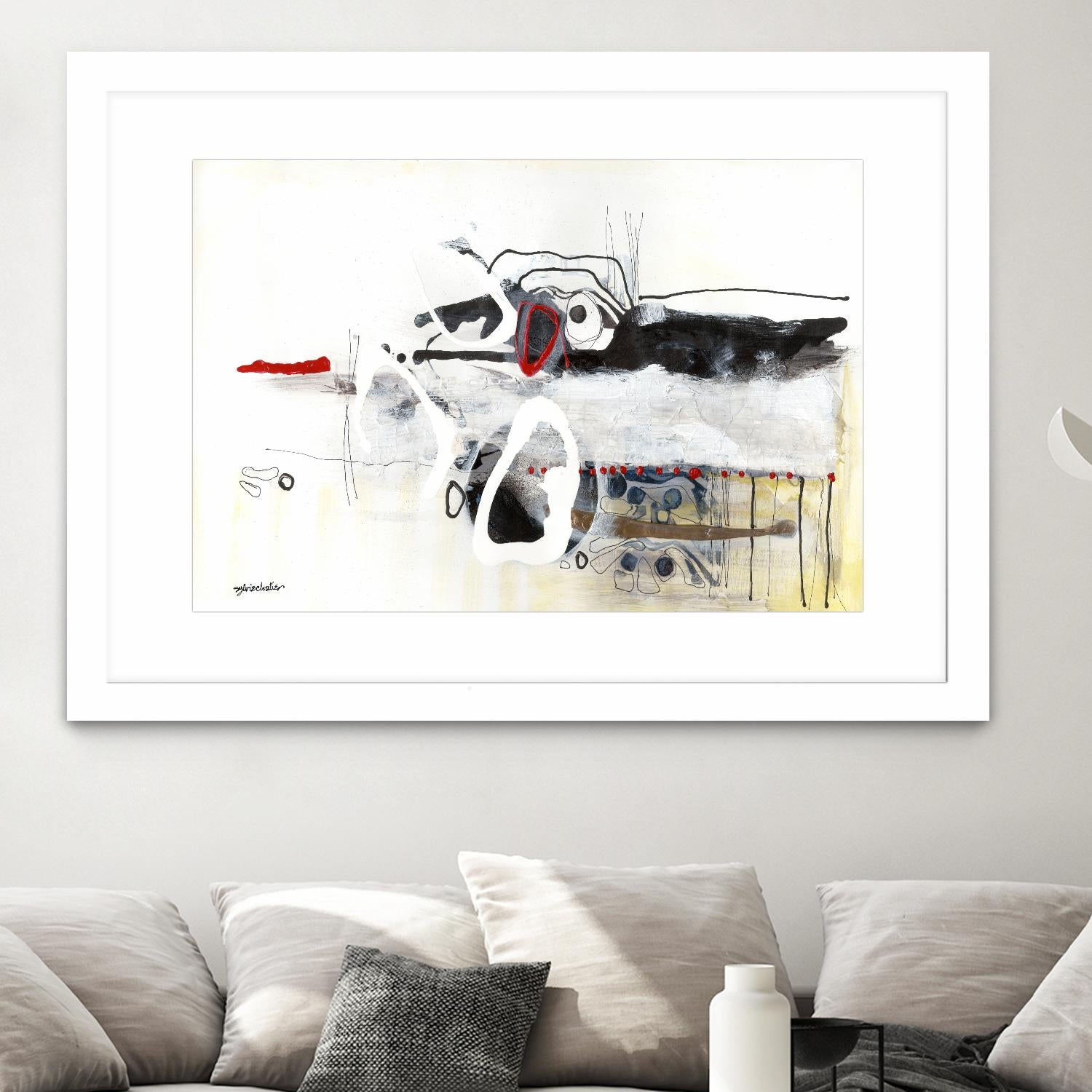 Çapeut nous échapper by Sylvie Cloutier on GIANT ART - black men and women