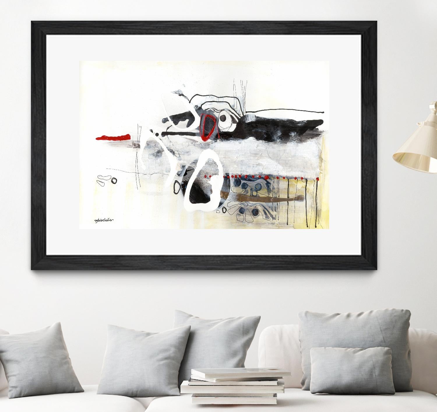 Çapeut nous échapper by Sylvie Cloutier on GIANT ART - black men and women