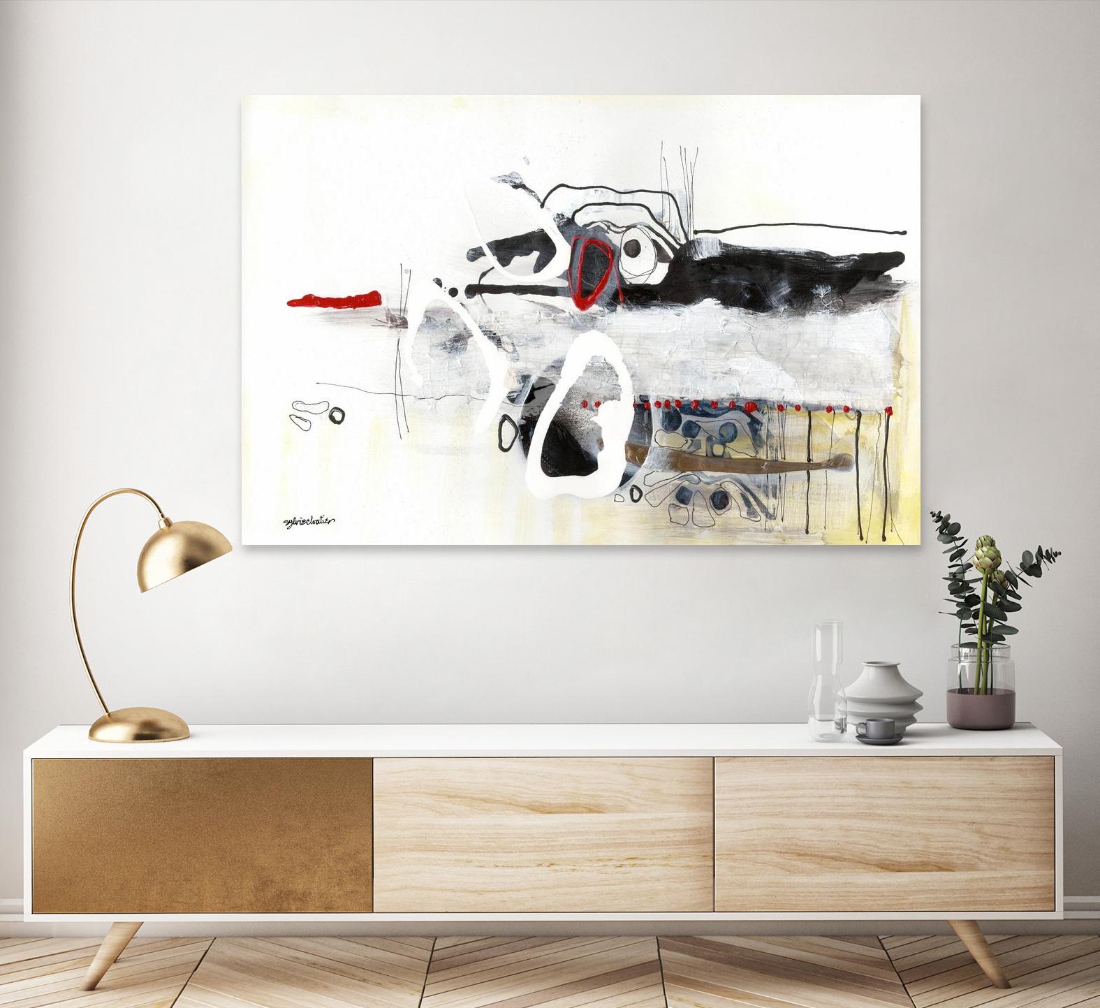 Çapeut nous échapper by Sylvie Cloutier on GIANT ART - black men and women