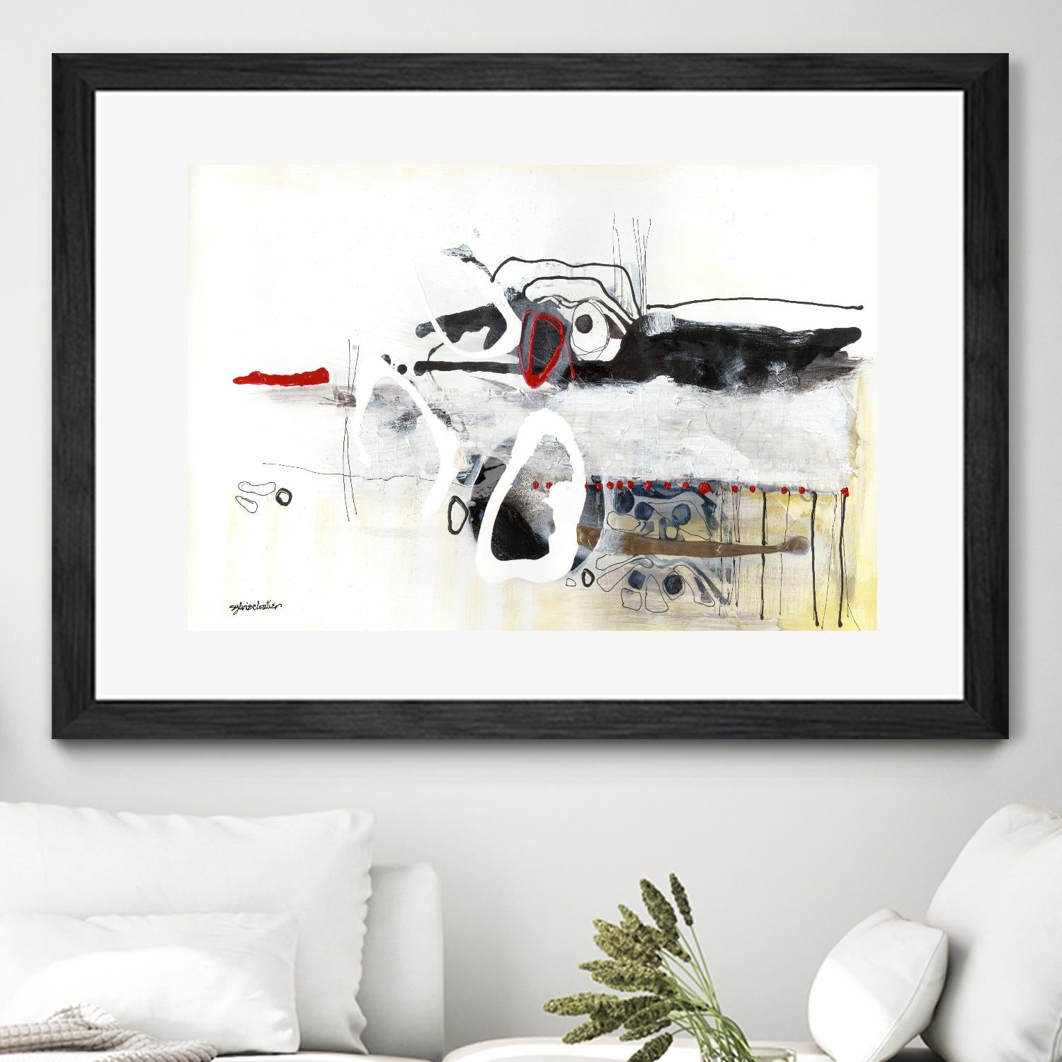 Çapeut nous échapper by Sylvie Cloutier on GIANT ART - black men and women