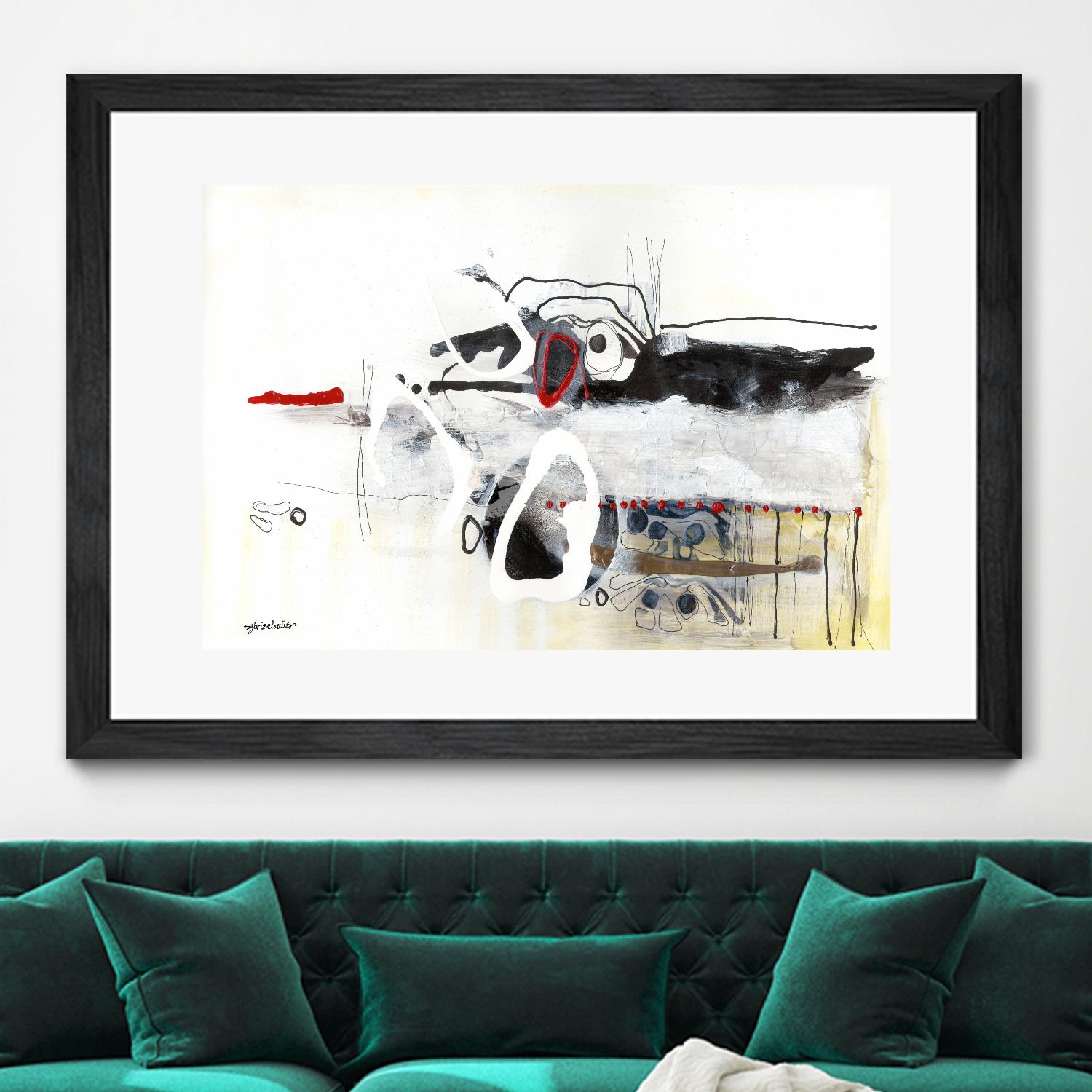 Çapeut nous échapper by Sylvie Cloutier on GIANT ART - black men and women