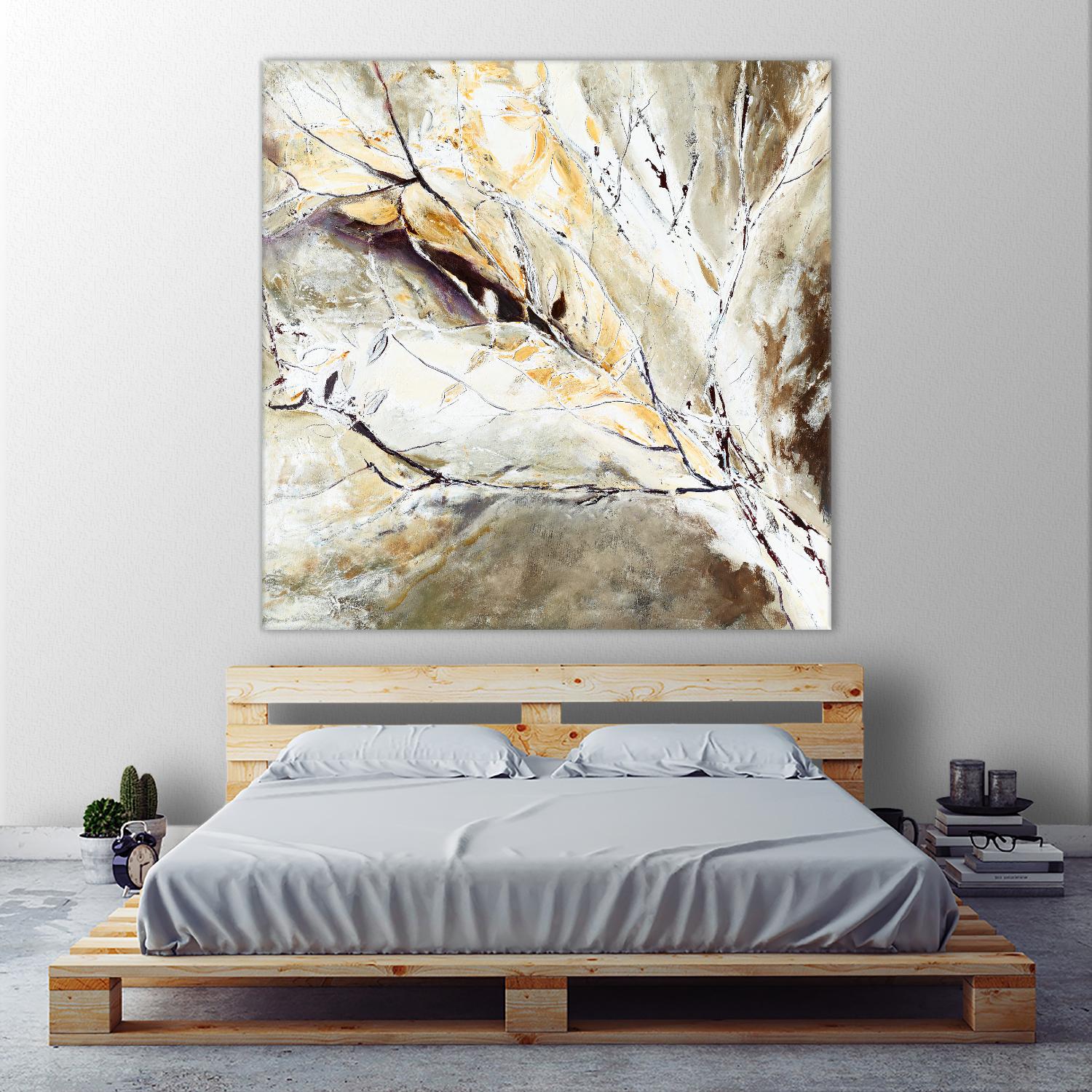 Brocart by Kathleen Cloutier on GIANT ART - white abstract