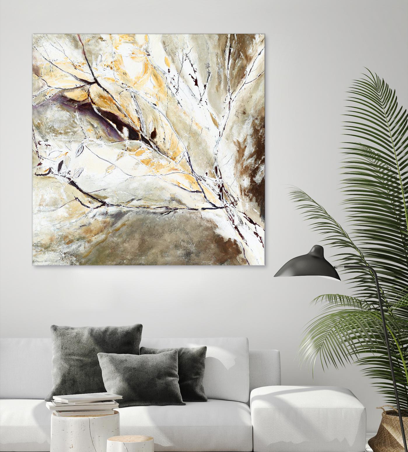 Brocart by Kathleen Cloutier on GIANT ART - white abstract
