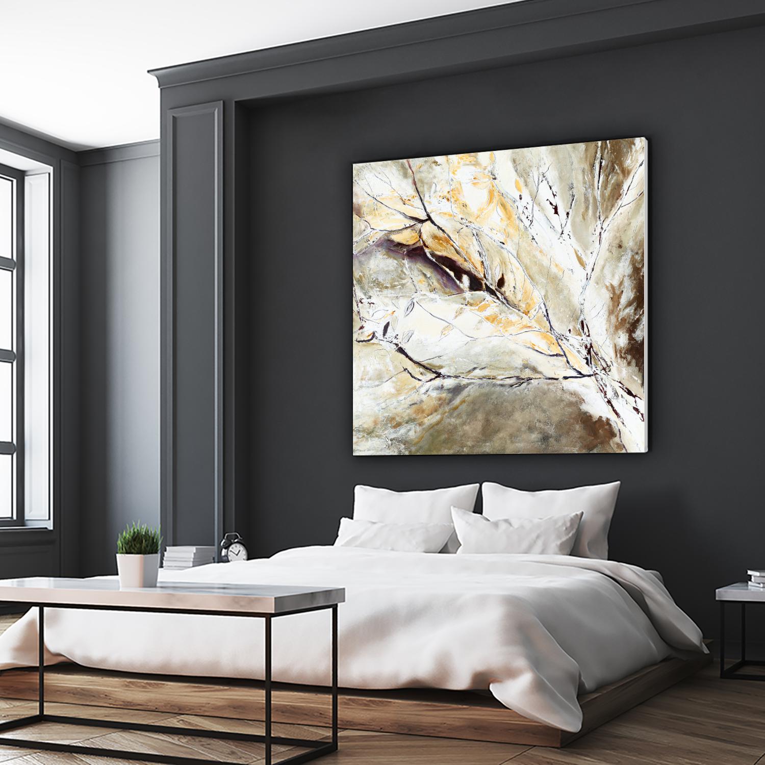 Brocart by Kathleen Cloutier on GIANT ART - white abstract