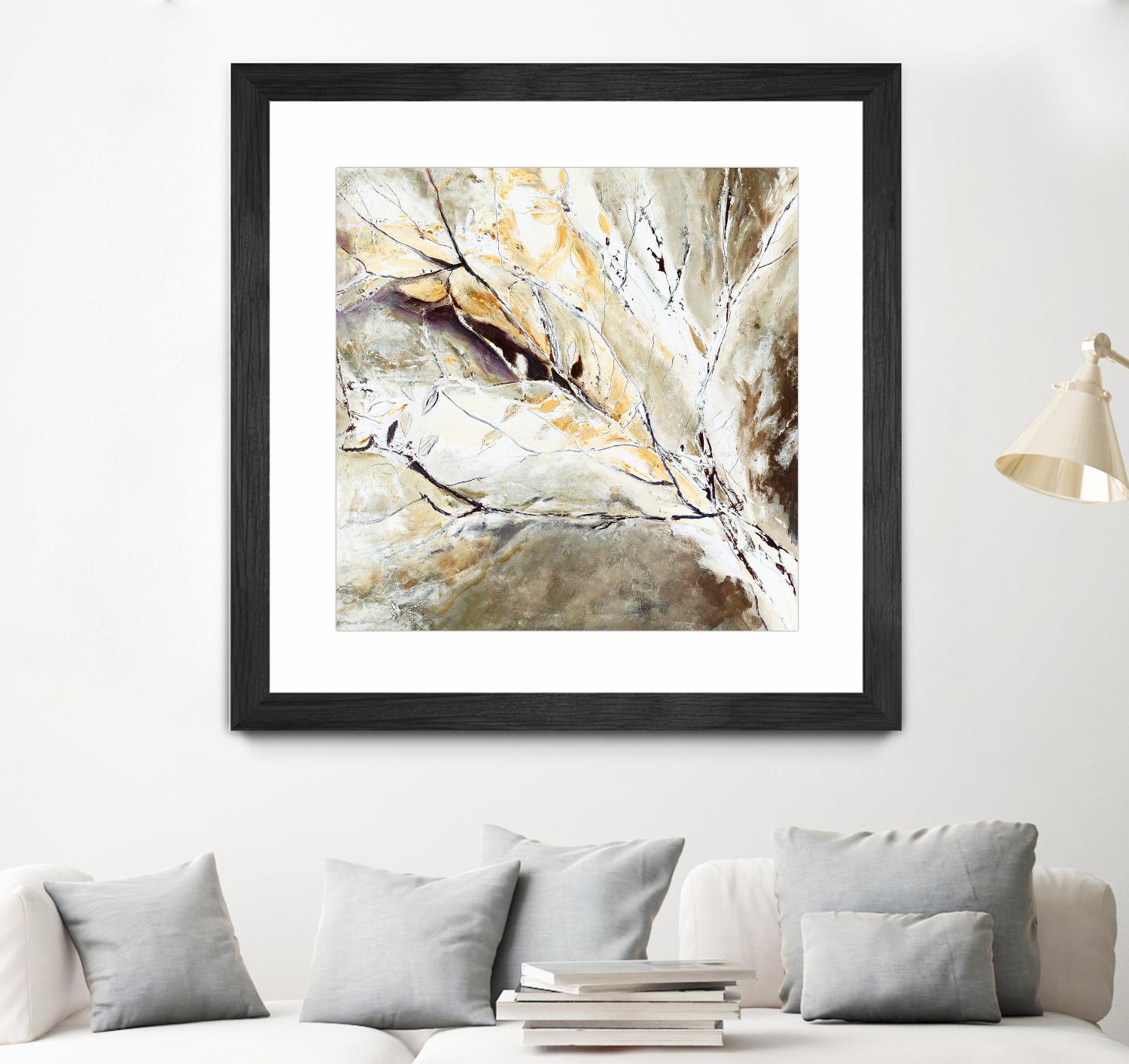 Brocart by Kathleen Cloutier on GIANT ART - white abstract