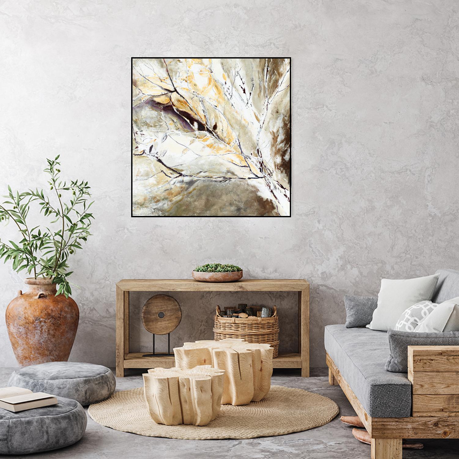 Brocart by Kathleen Cloutier on GIANT ART - white abstract