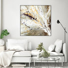Brocart by Kathleen Cloutier on GIANT ART - white abstract