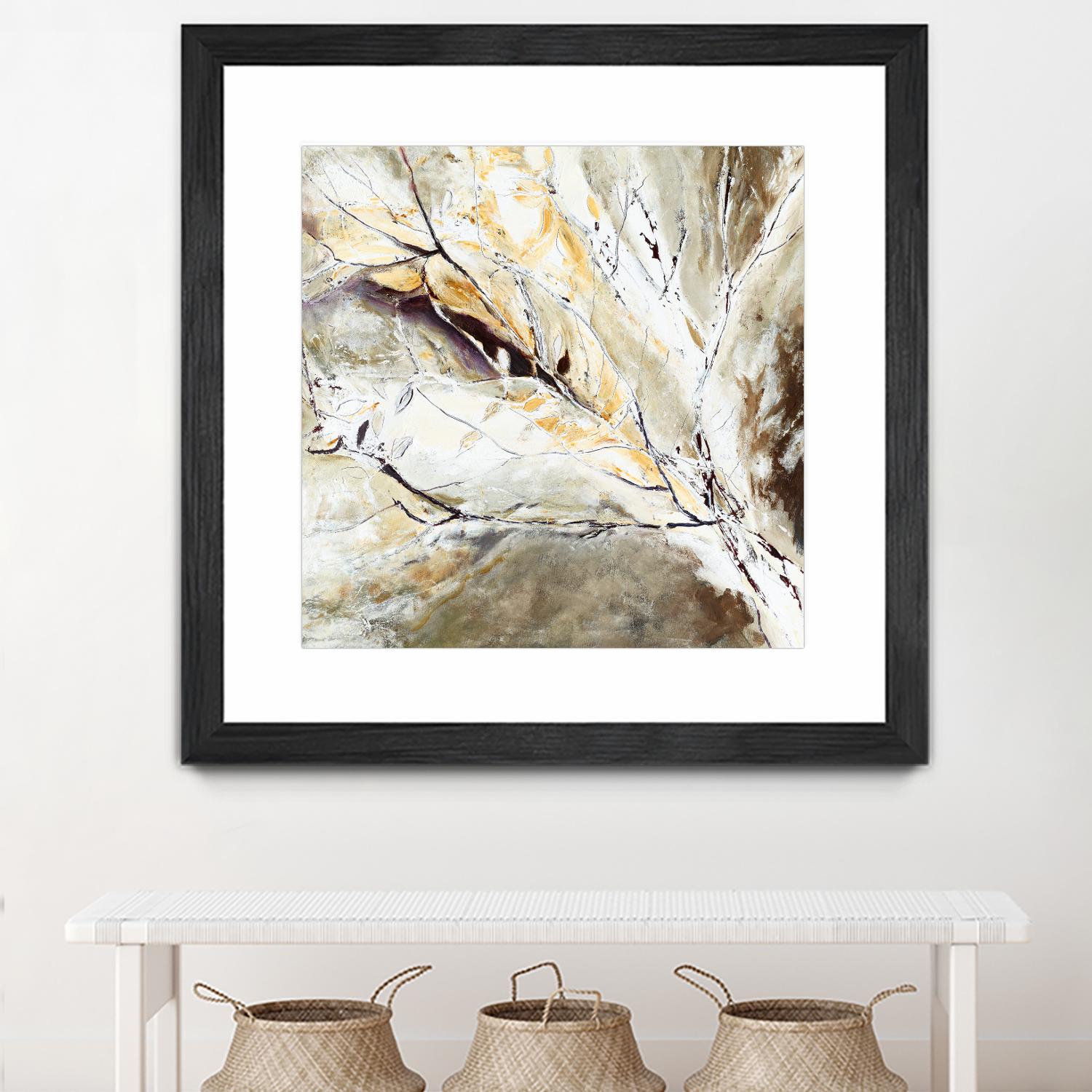 Brocart by Kathleen Cloutier on GIANT ART - white abstract