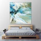 Écume by Kathleen Cloutier on GIANT ART - green abstract