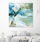 Écume by Kathleen Cloutier on GIANT ART - green abstract