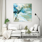 Écume by Kathleen Cloutier on GIANT ART - green abstract