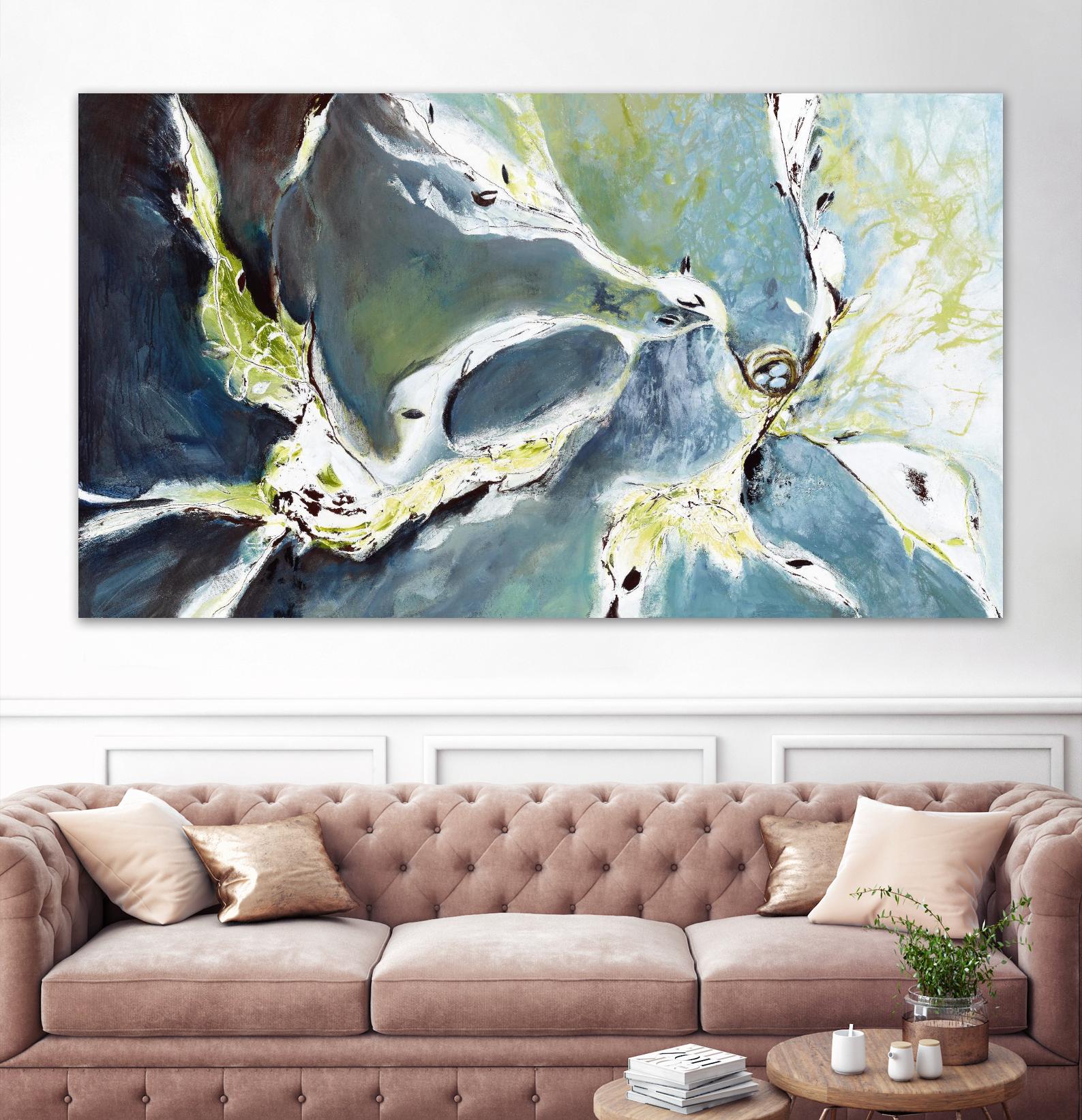 Envolée by Kathleen Cloutier on GIANT ART - grey abstract
