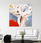 Salsa by Kathleen Cloutier on GIANT ART - red abstract