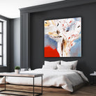 Salsa by Kathleen Cloutier on GIANT ART - red abstract