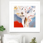 Salsa by Kathleen Cloutier on GIANT ART - red abstract