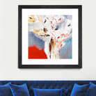 Salsa by Kathleen Cloutier on GIANT ART - red abstract