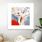 Salsa by Kathleen Cloutier on GIANT ART - red abstract