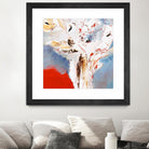 Salsa by Kathleen Cloutier on GIANT ART - red abstract