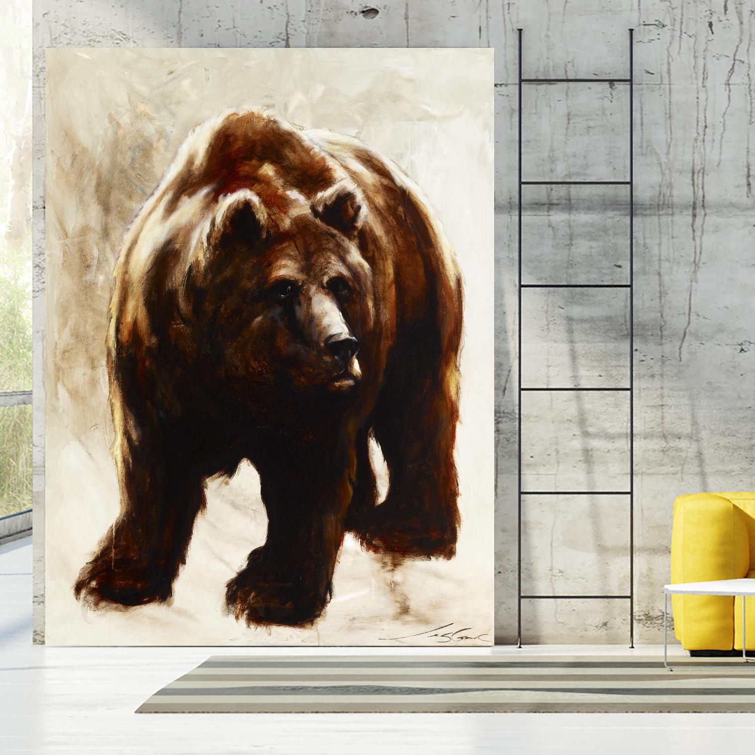 Après un long sommeil by Marie Andrée Leblond on GIANT ART - white animals