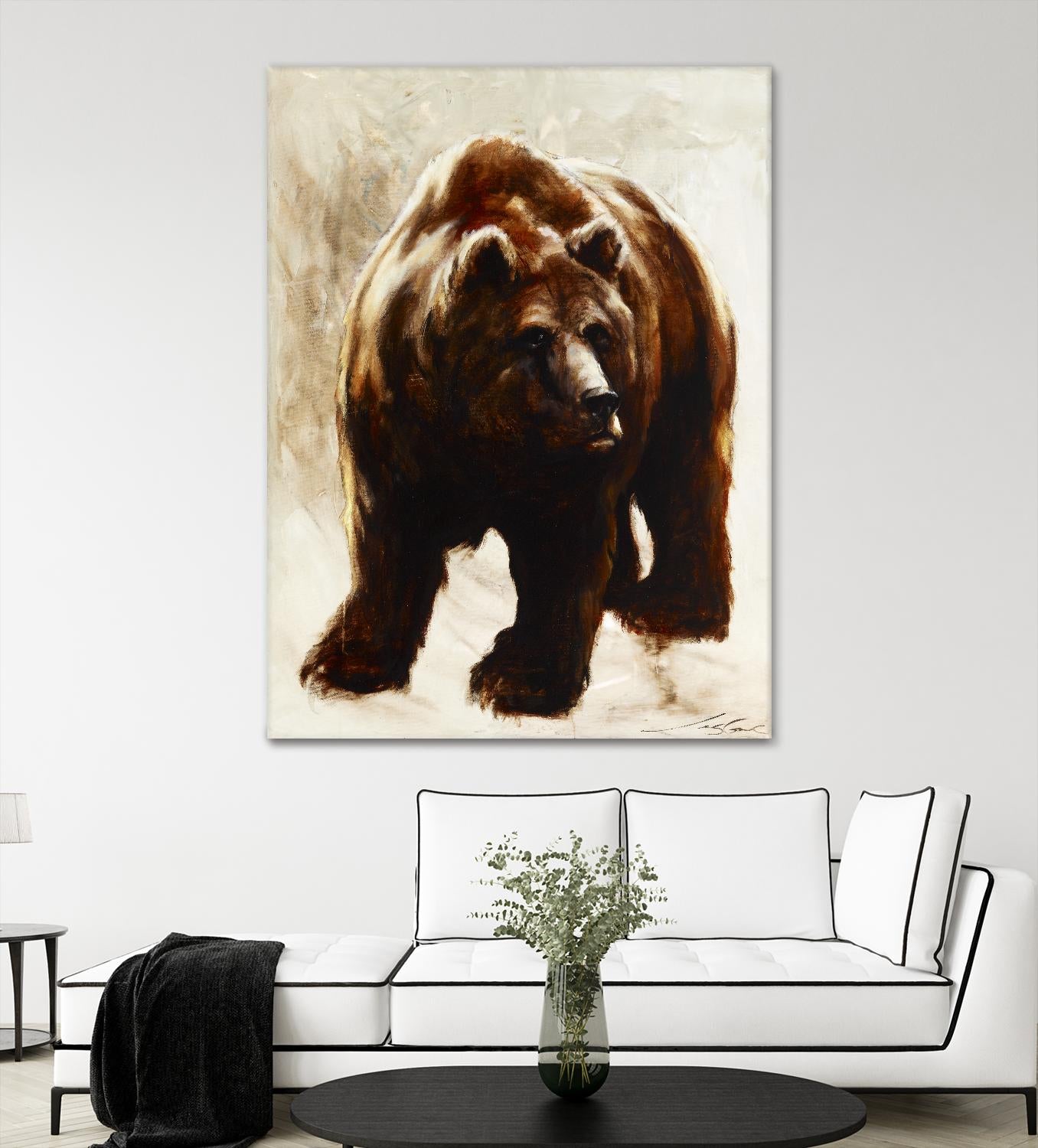 Après un long sommeil by Marie Andrée Leblond on GIANT ART - white animals