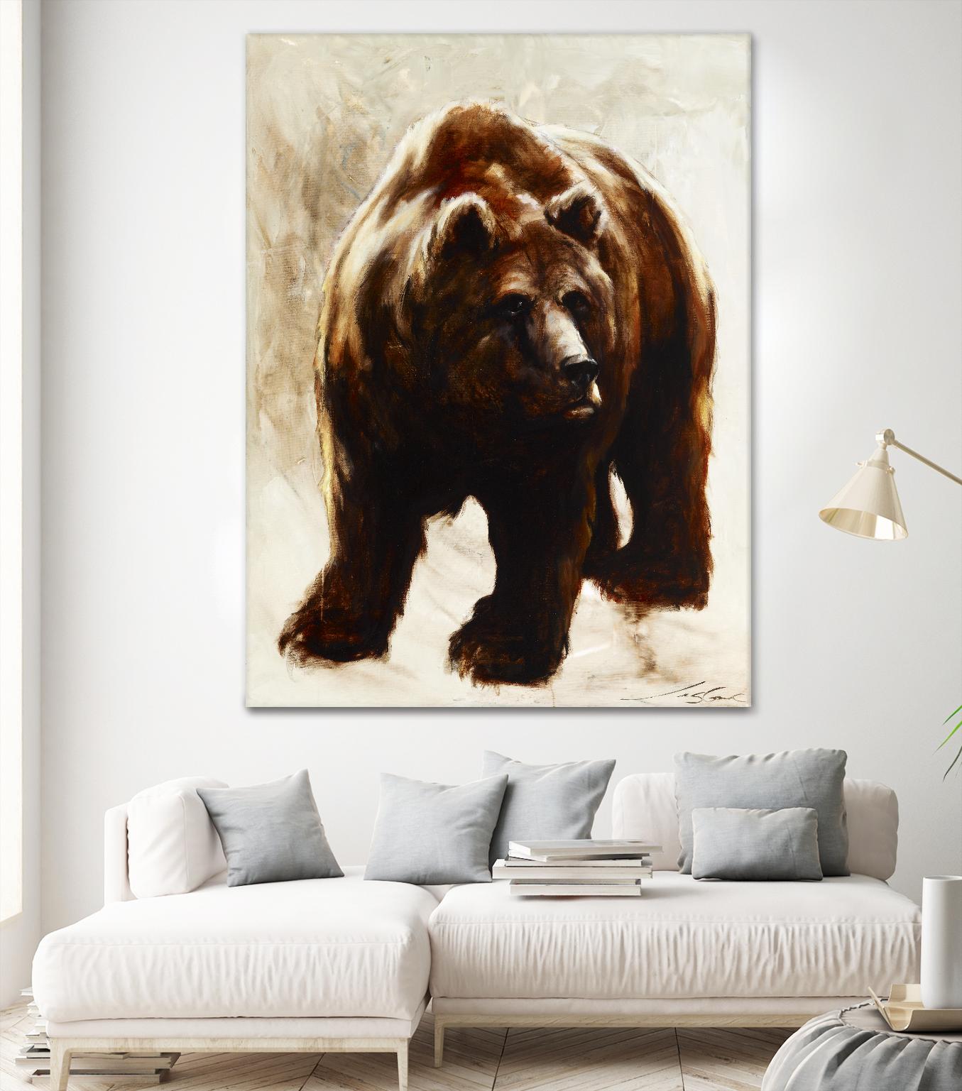 Après un long sommeil by Marie Andrée Leblond on GIANT ART - white animals