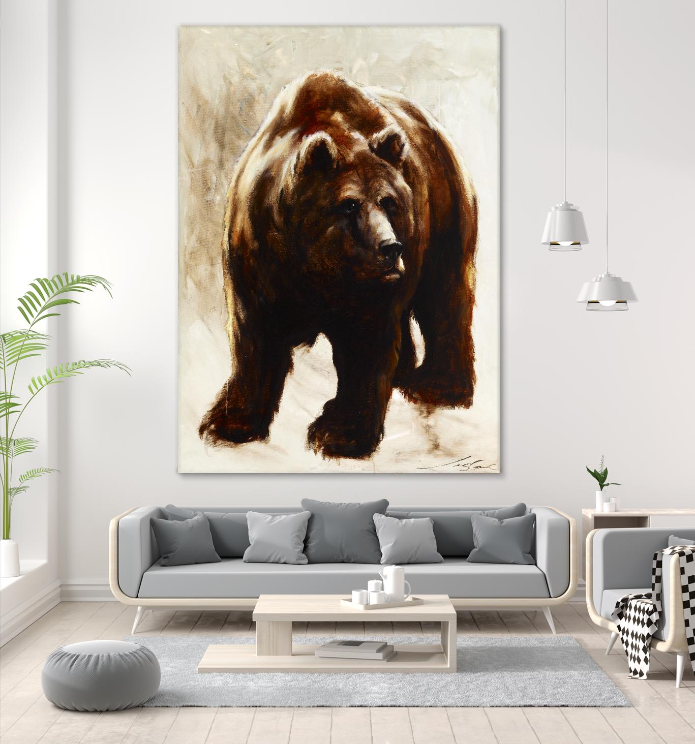 Après un long sommeil by Marie Andrée Leblond on GIANT ART - white animals