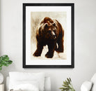 Après un long sommeil by Marie Andrée Leblond on GIANT ART - beige animals grizzly