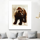 Après un long sommeil by Marie Andrée Leblond on GIANT ART - beige animals grizzly