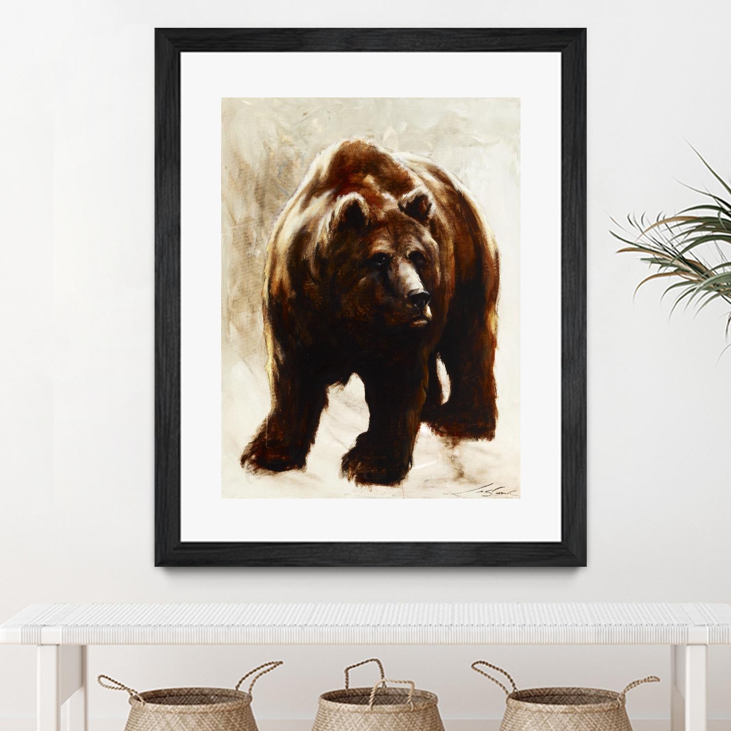 Après un long sommeil by Marie Andrée Leblond on GIANT ART - beige animals grizzly