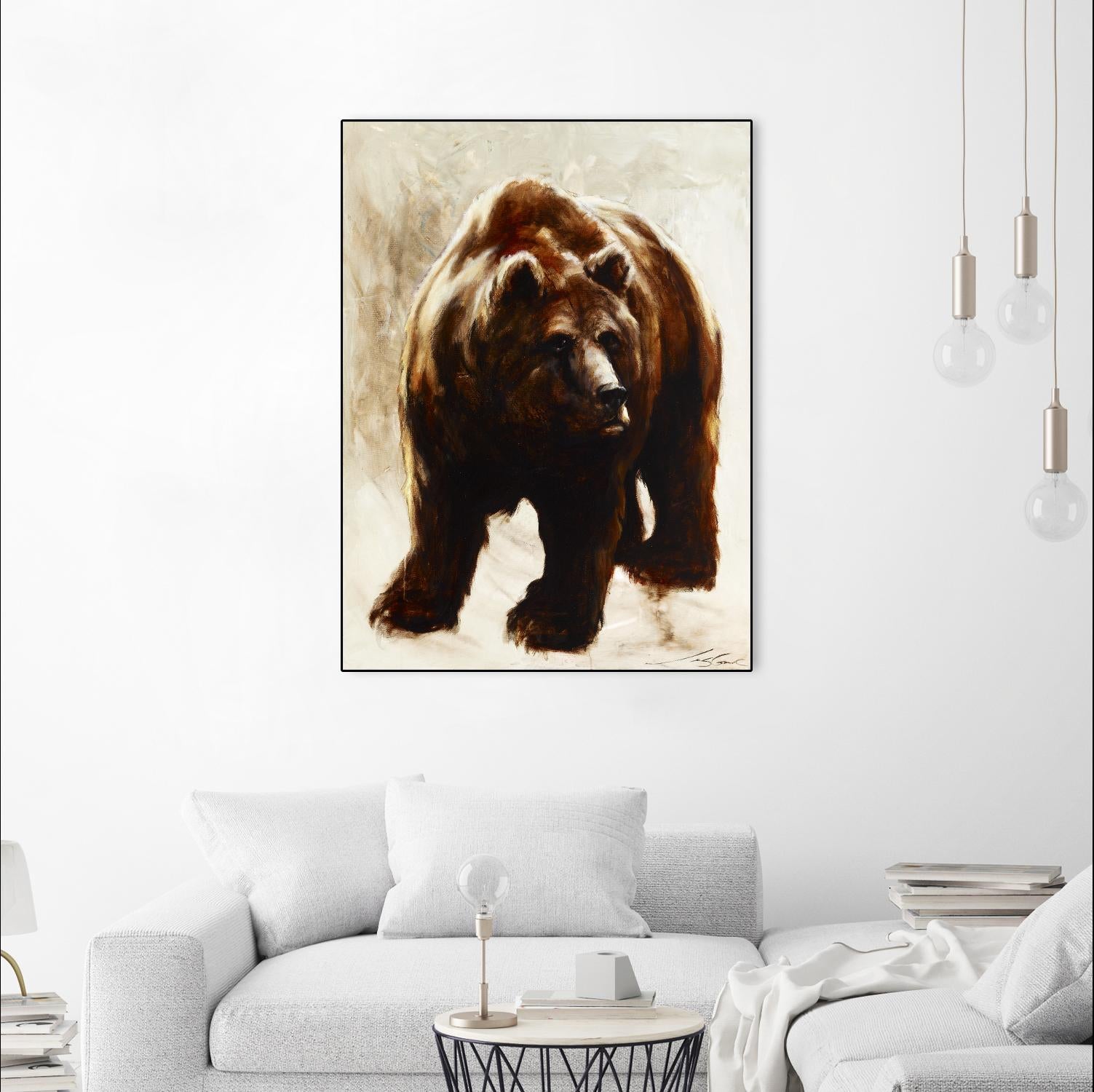 Après un long sommeil by Marie Andrée Leblond on GIANT ART - white animals