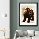 Après un long sommeil by Marie Andrée Leblond on GIANT ART - beige animals grizzly