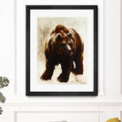 Après un long sommeil by Marie Andrée Leblond on GIANT ART - beige animals grizzly