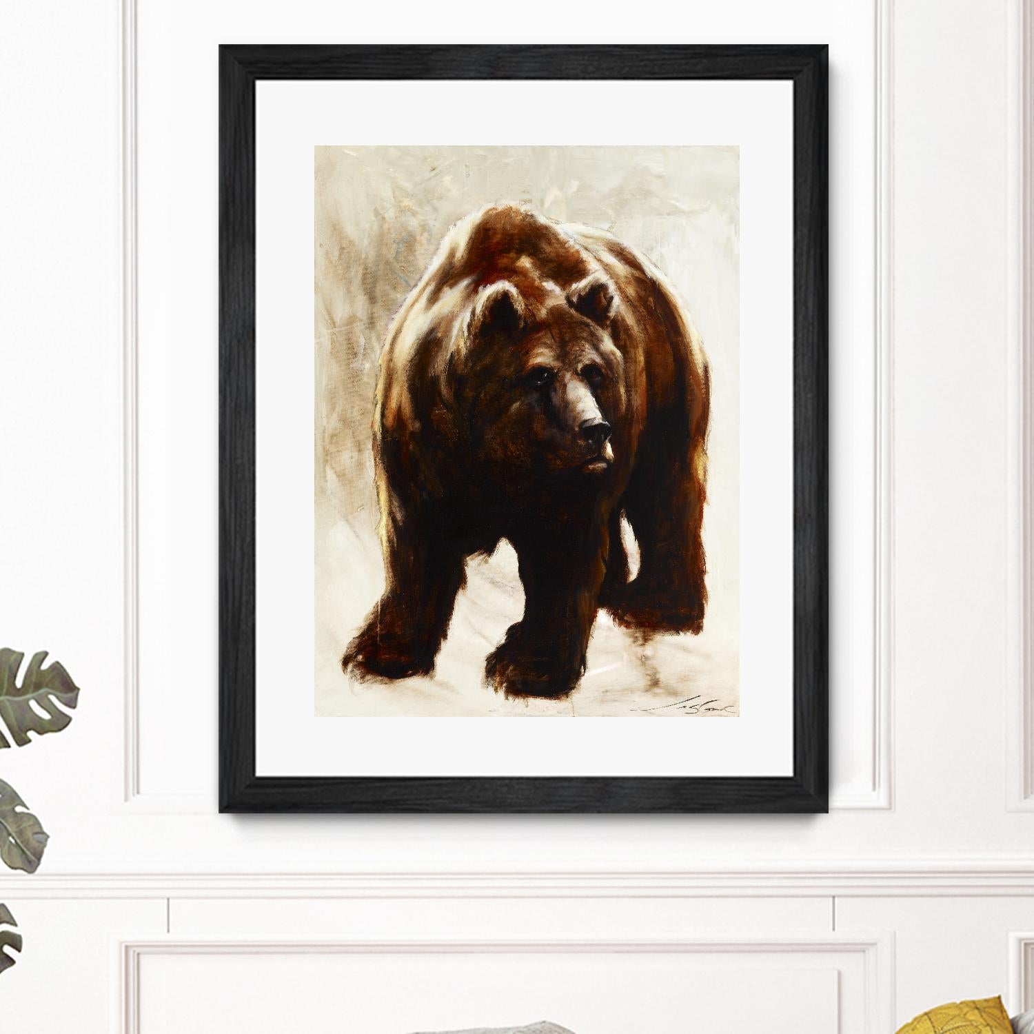 Après un long sommeil by Marie Andrée Leblond on GIANT ART - beige animals grizzly