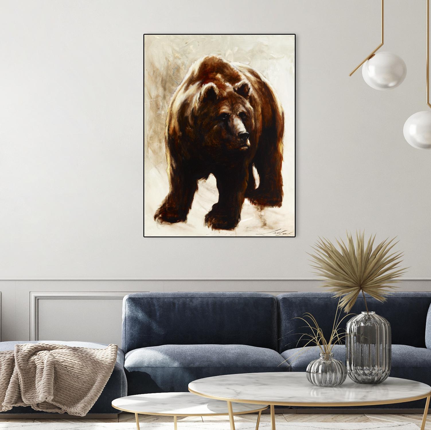 Après un long sommeil by Marie Andrée Leblond on GIANT ART - white animals