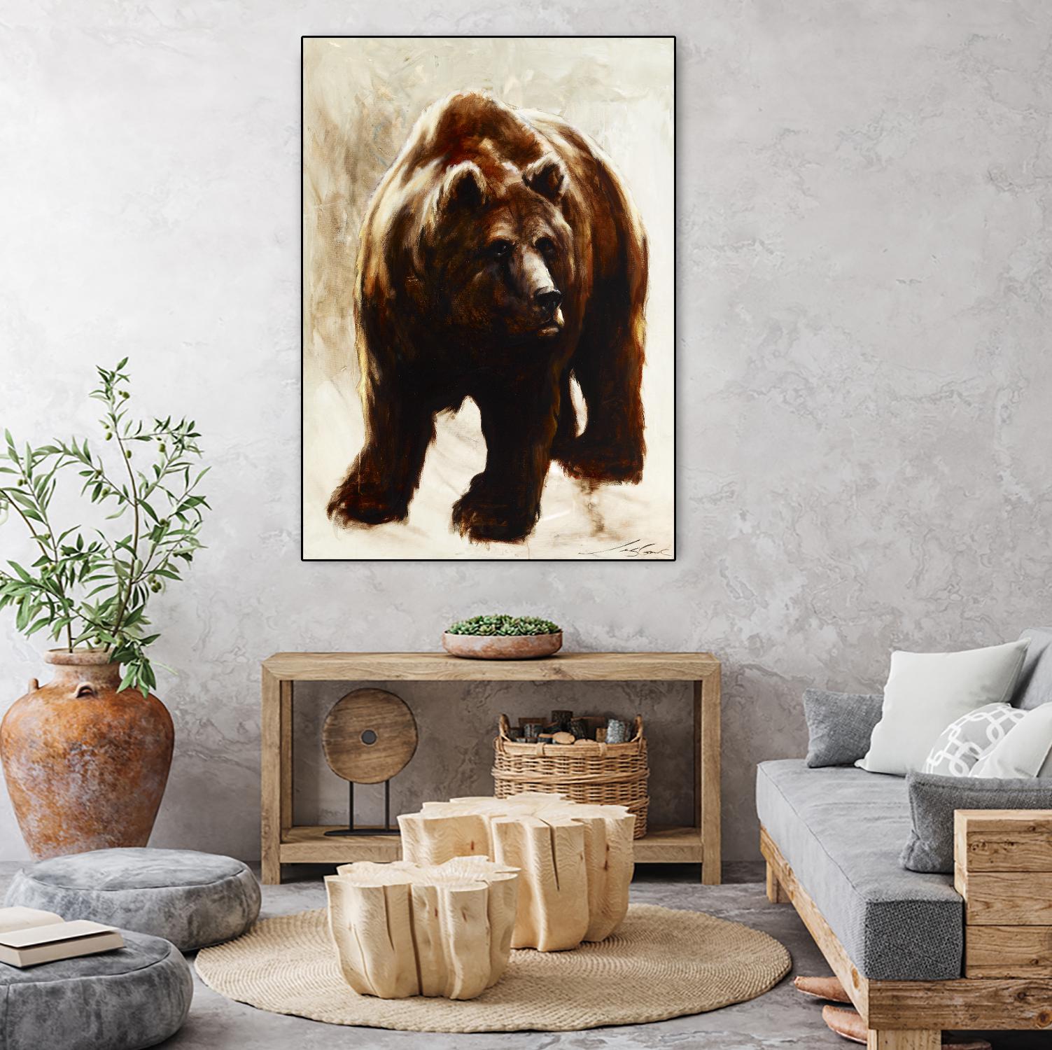 Après un long sommeil by Marie Andrée Leblond on GIANT ART - white animals