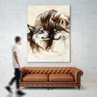 Le régne by Marie Andrée Leblond on GIANT ART - white animals